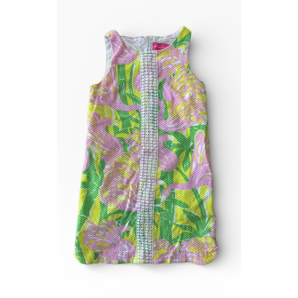 Lilly Pulitzer‎ Target Fan Dance Shift Dress Girls M (7/8) 20th Anniversary